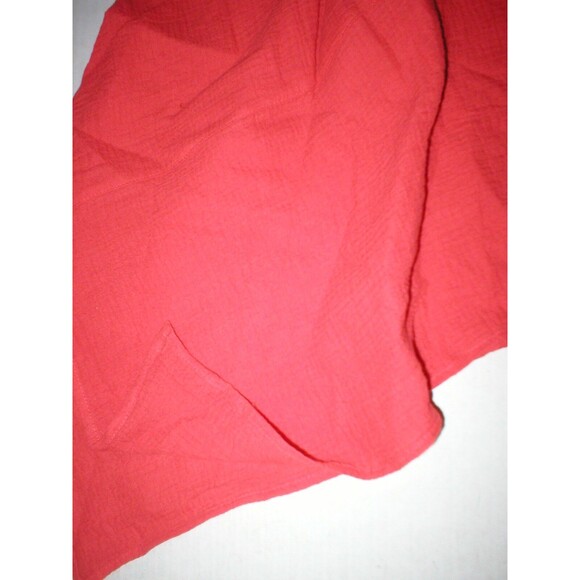 New Natori Sleeveless Maxi Night Gown Dress Embroidered Womens XS Red Orange - Picture 4 of 10